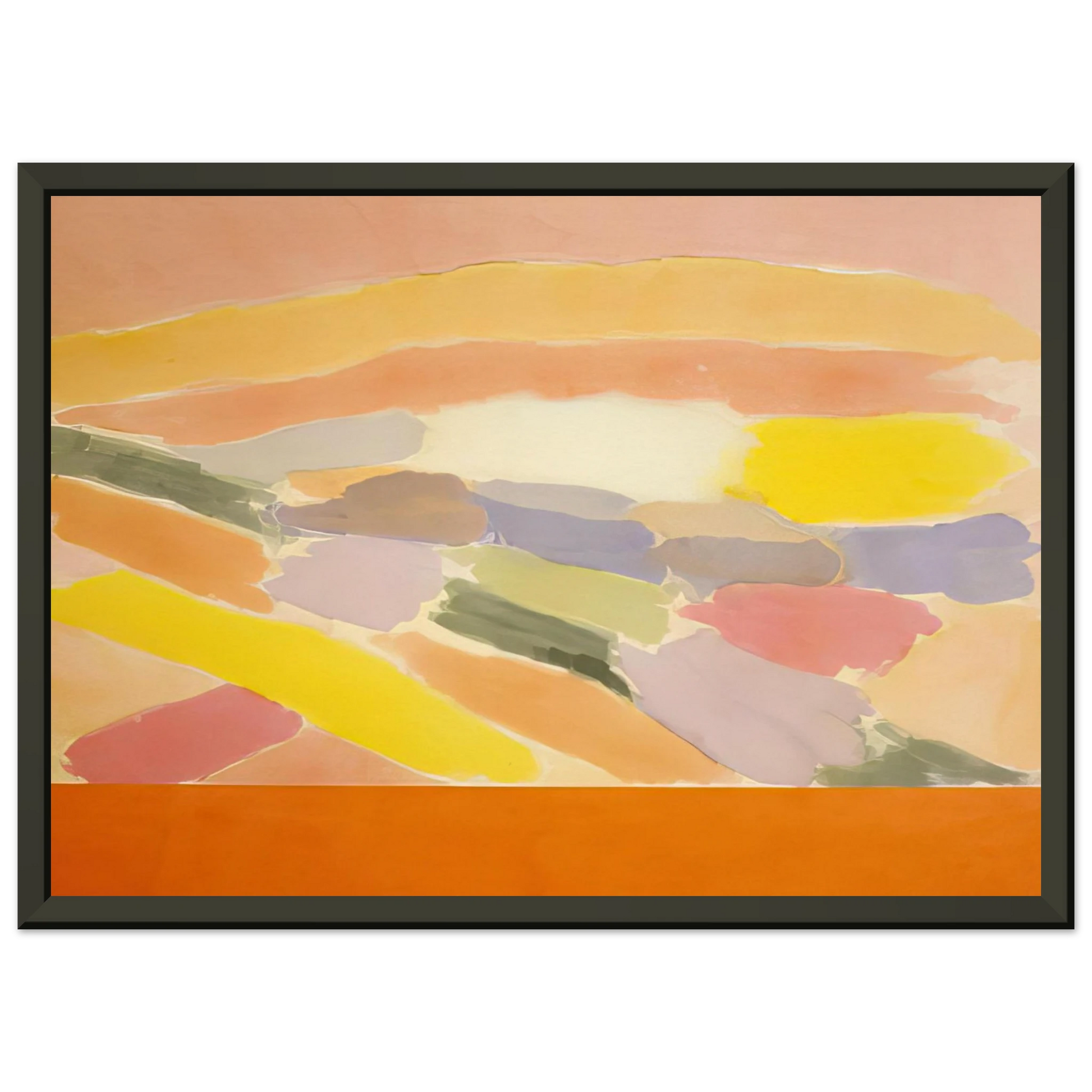 Ronnie Landfield  Arielle  1978 Framed Art Print  - Aluminum Frame - 40x50 cm / 16x20 inches
