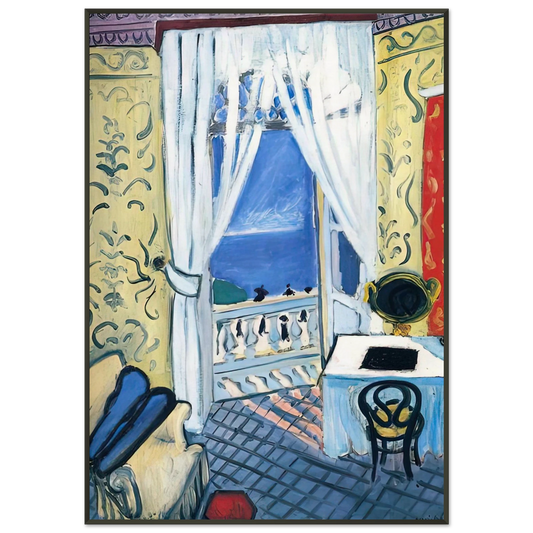 Henri Matisse  INTERIOR WITH A VIOLIN CASE 1919 Framed Art Print  - Aluminum Frame - 21x29.7 cm / 8x12"