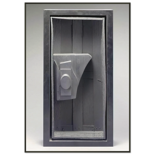 Louise Nevelson  VOYAGE NO II Framed Art Print  - Aluminum Frame - 21x29.7 cm / 8x12"