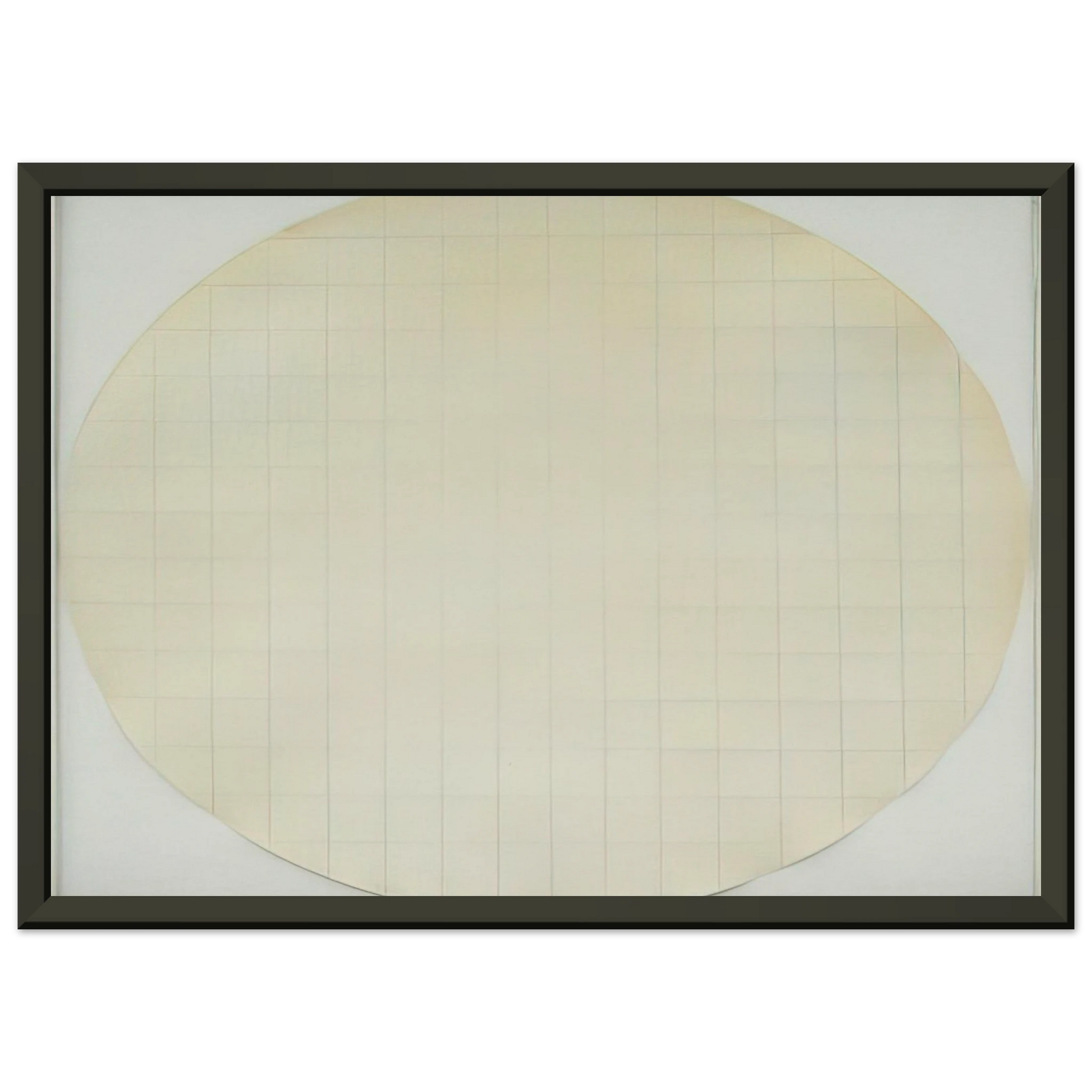 Robert Ryman  Eagle Turquoise 7H4  1966 Framed Art Print  - Aluminum Frame - 40x50 cm / 16x20 inches