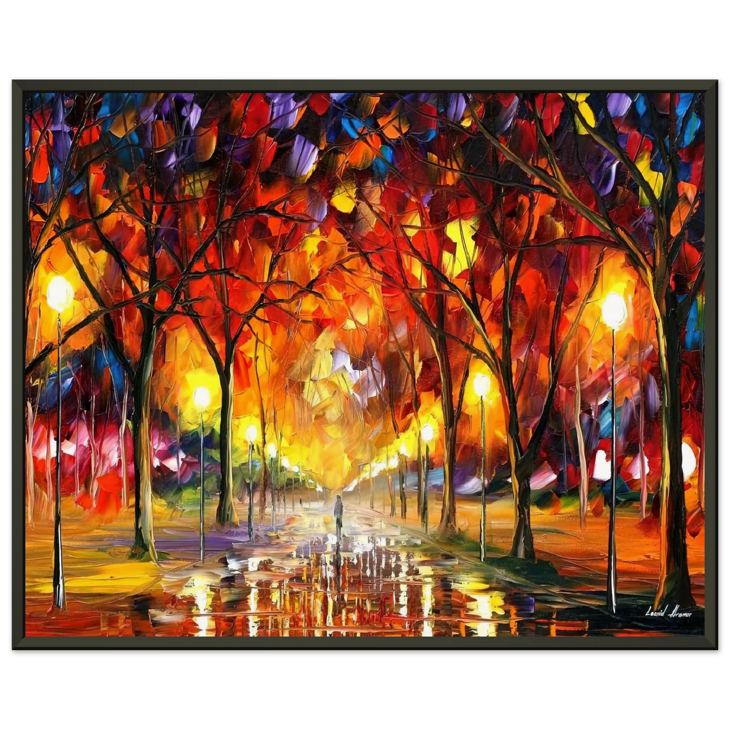 Leonid Afremov  Leonid Afremov Framed Art Print  - Aluminum Frame - 70x100 cm / 28x40 inches