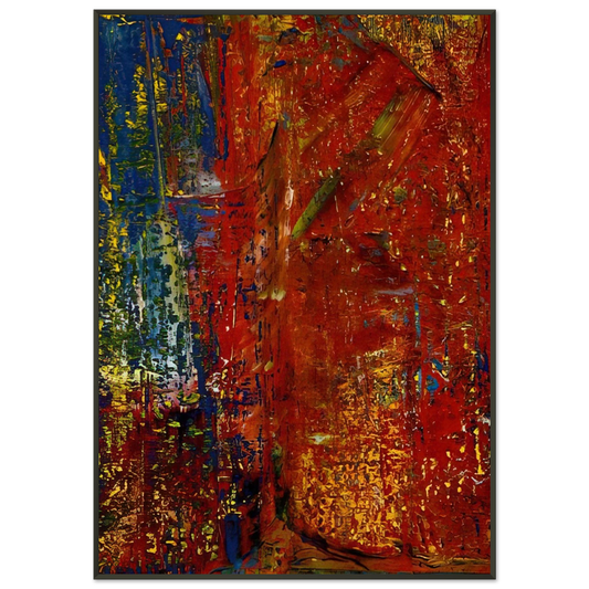 Gerhard Richter  UNTITLED Framed Art Print  - Aluminum Frame - 21x29.7 cm / 8x12"