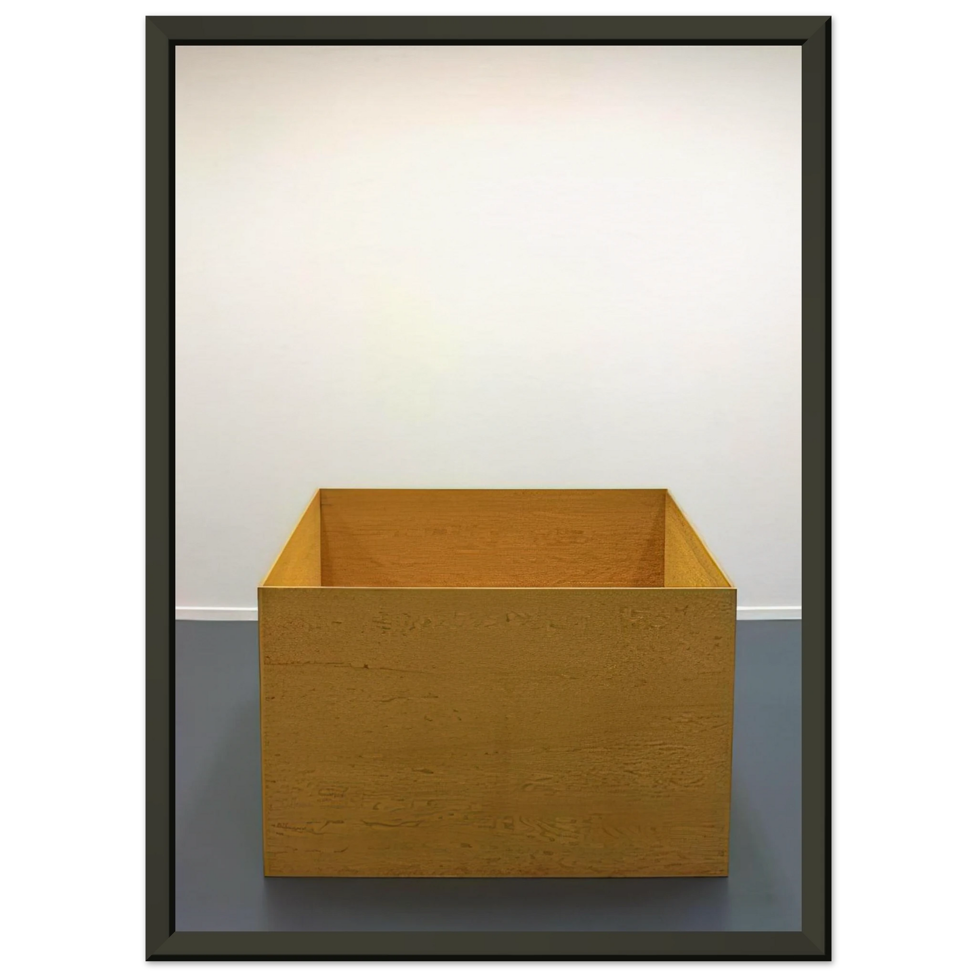 Donald Judd  Untitled  1976 Framed Art Print  - Aluminum Frame - 40x50 cm / 16x20 inches