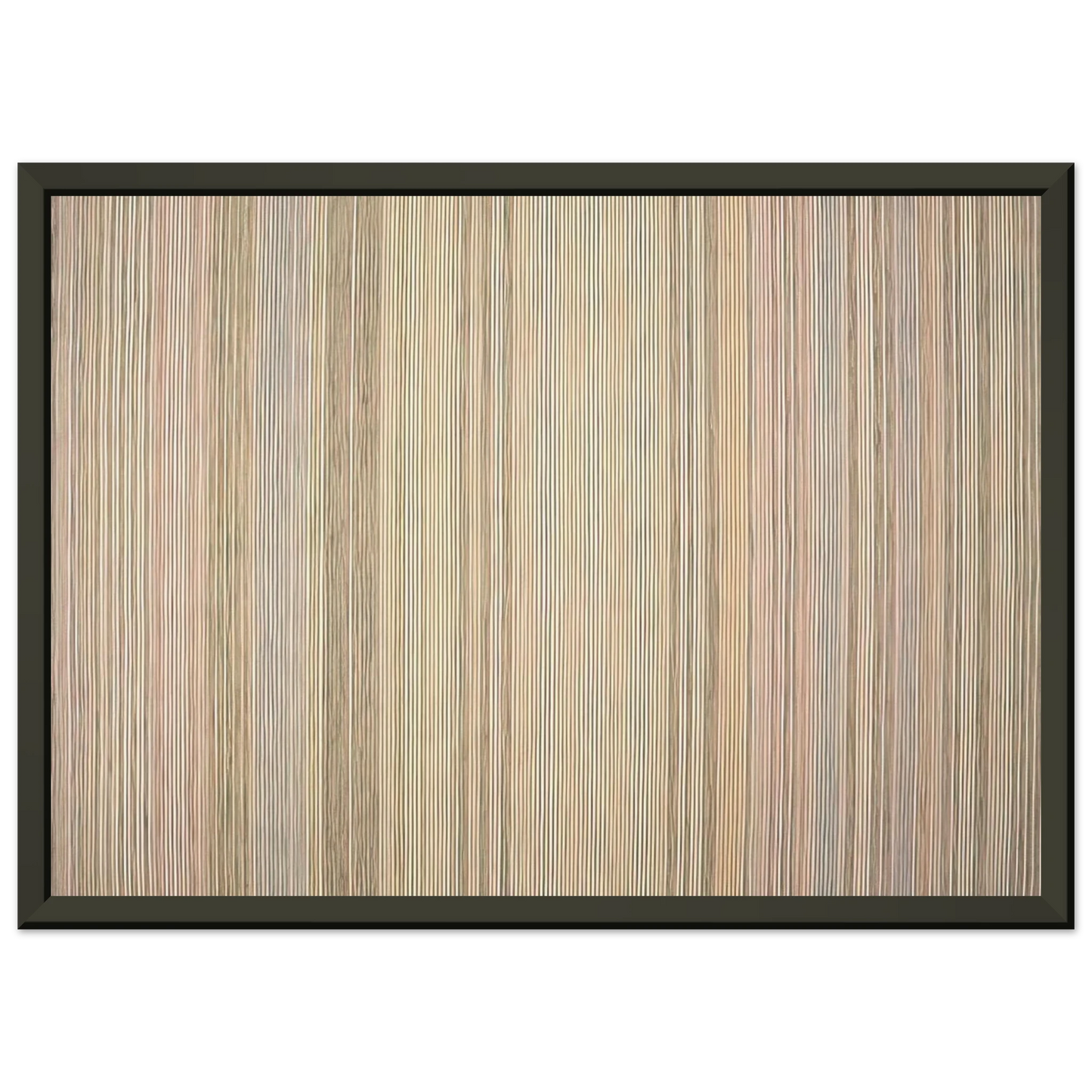 Gene Davis  Diamond Jim  1972 Framed Art Print  - Aluminum Frame - 40x50 cm / 16x20 inches