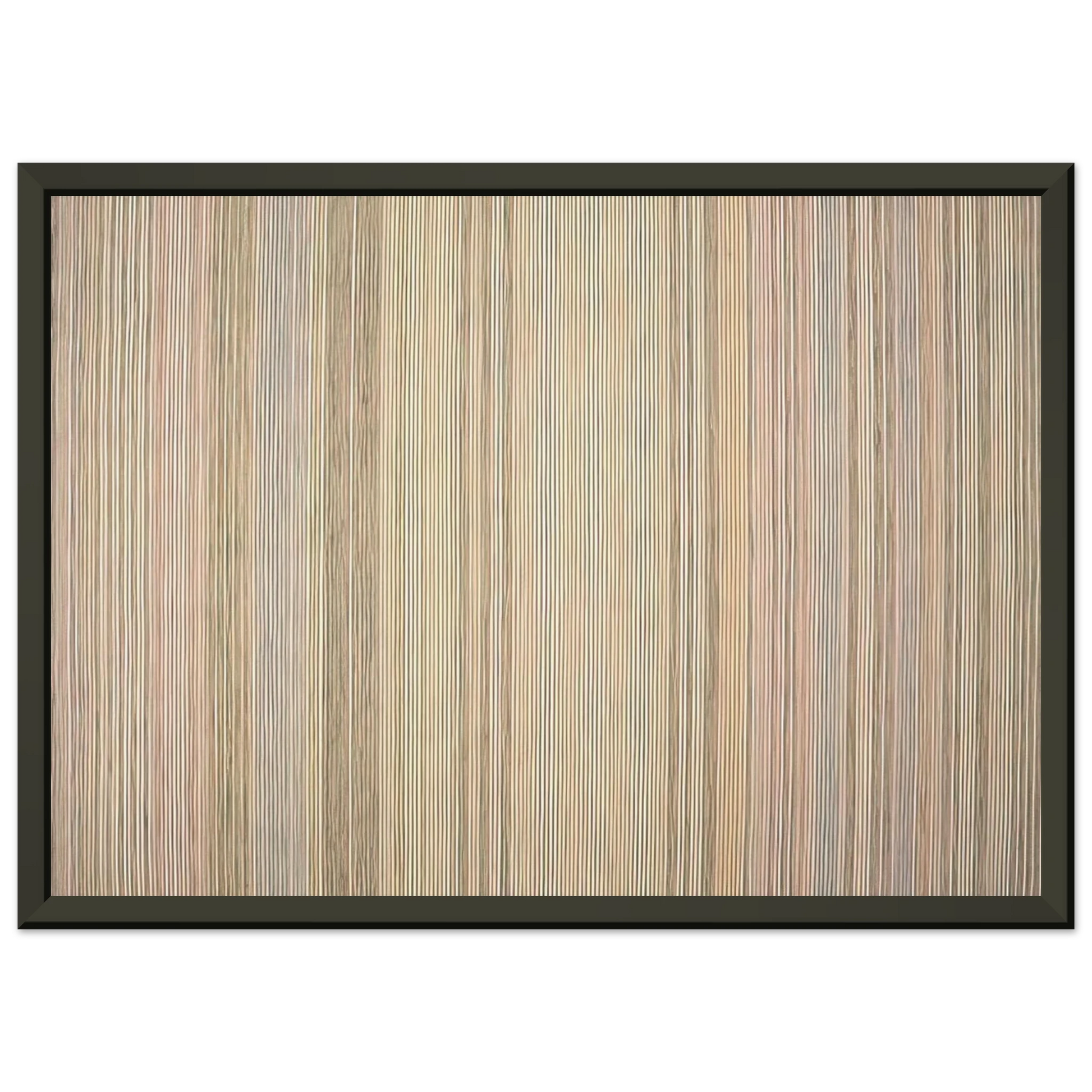 Gene Davis  Diamond Jim  1972 Framed Art Print  - Aluminum Frame - 40x50 cm / 16x20 inches