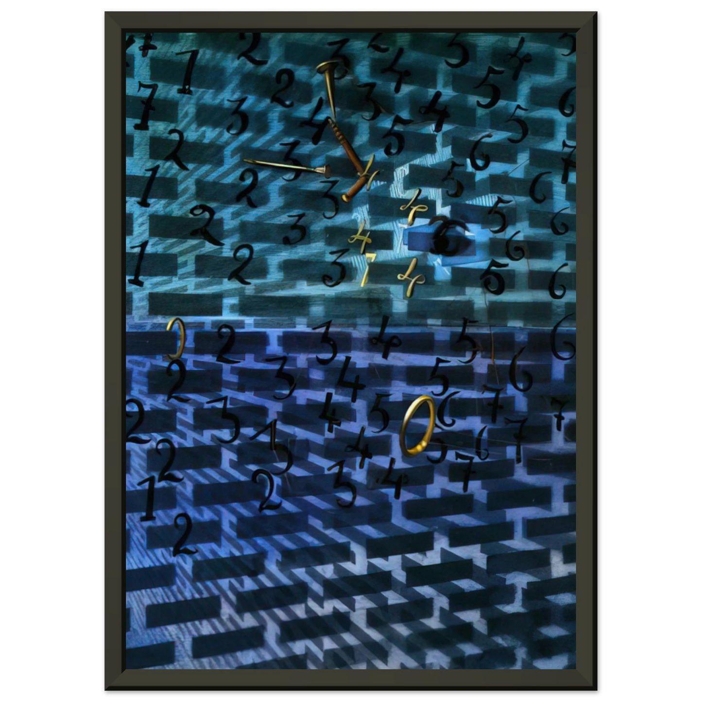Salvador Dali  UNTITLED Framed Art Print  - Aluminum Frame - 60x80 cm / 24x32 inches