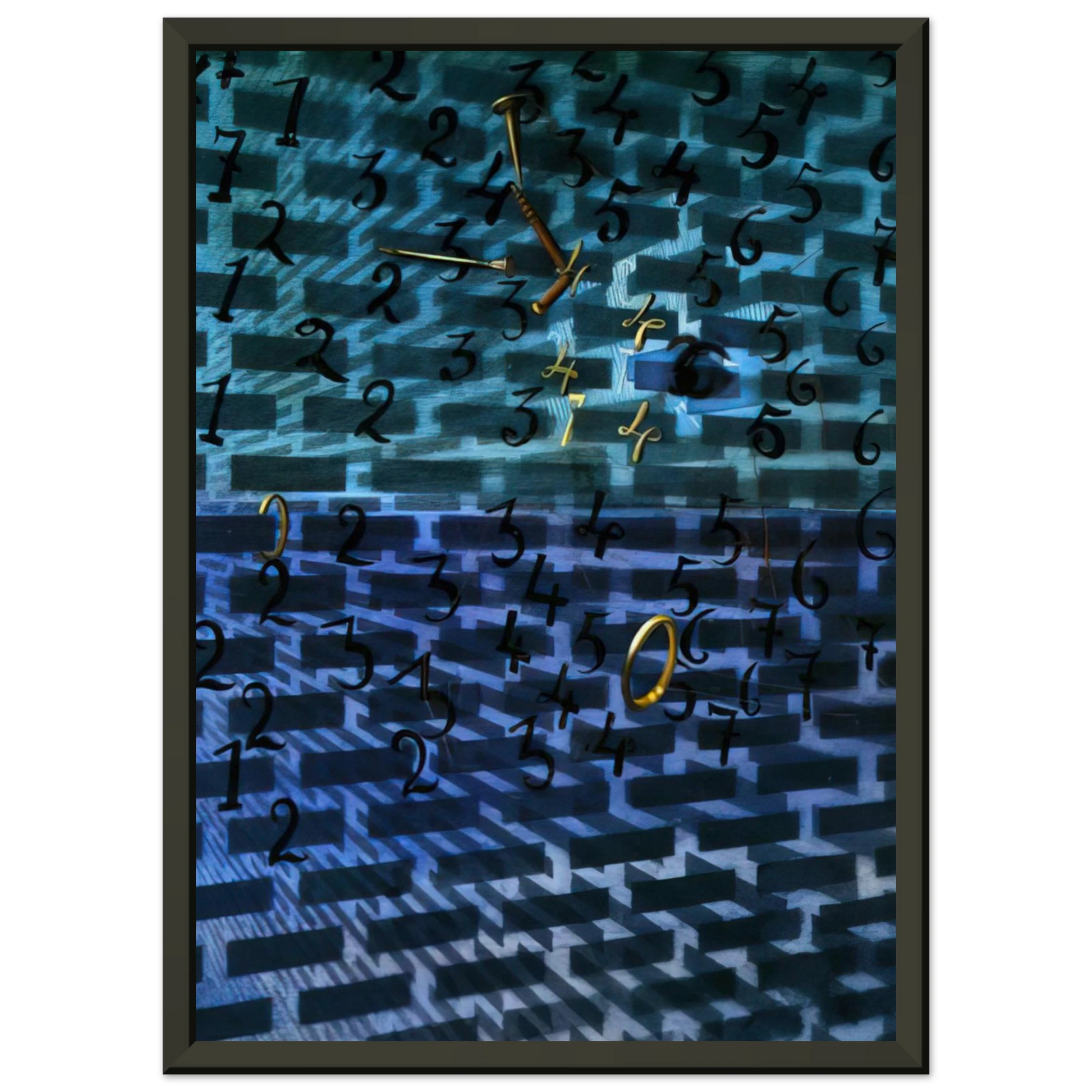 Salvador Dali  UNTITLED Framed Art Print  - Aluminum Frame - 60x80 cm / 24x32 inches
