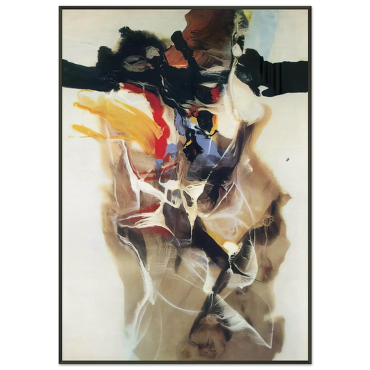 Paul Jenkins  Phenomena High Octane  1960 Framed Art Print  - Aluminum Frame - 21x29.7 cm / 8x12"
