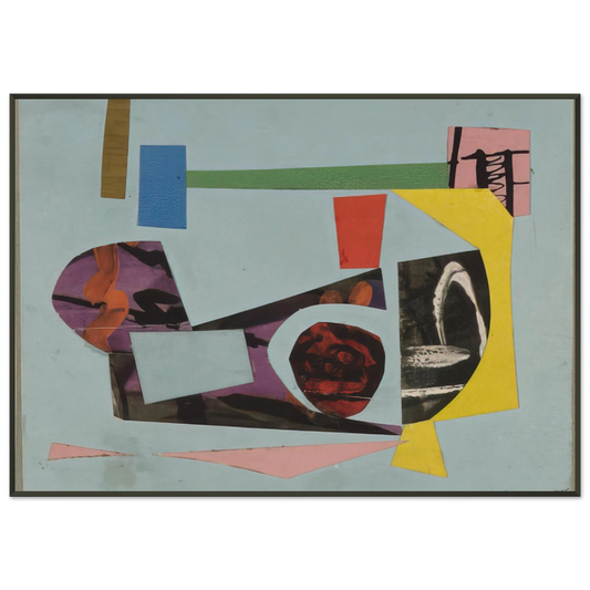 Ad Reinhardt  Study for a Painting  1938 Framed Art Print  - Aluminum Frame - 21x29.7 cm / 8x12"
