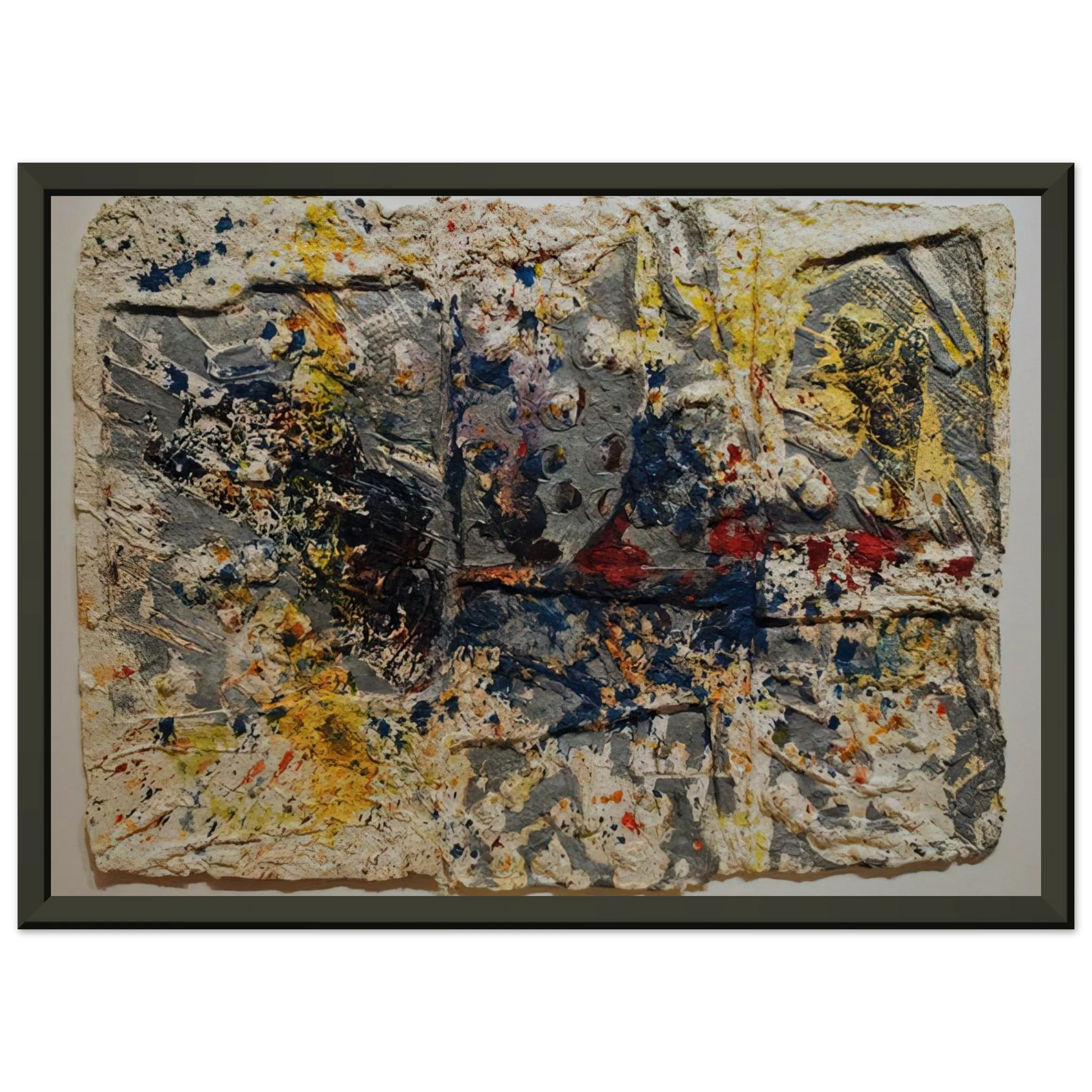 Sam Gilliam  Elegy 2 Framed Art Print  - Aluminum Frame - 60x80 cm / 24x32 inches