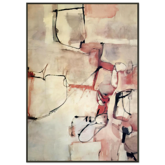 Richard Diebenkorn  Albuquerque 3 Framed Art Print  - Aluminum Frame - 21x29.7 cm / 8x12"