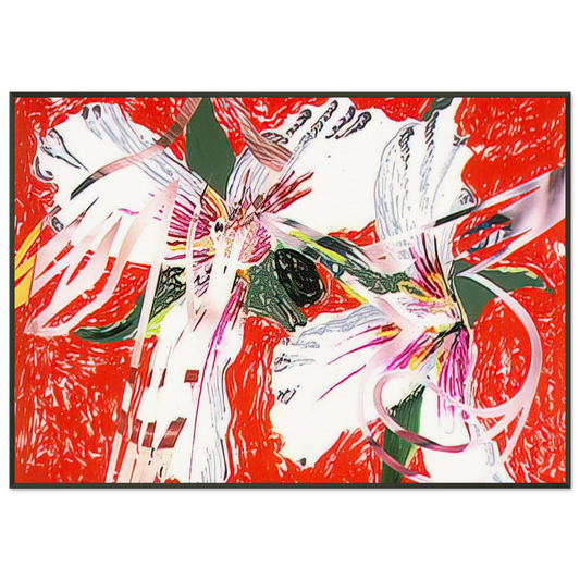 James Rosenquist  Sister Shrieks Framed Art Print  - Aluminum Frame - 21x29.7 cm / 8x12"