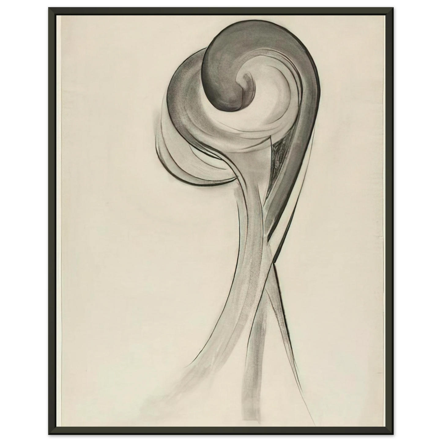 Georgia OKeeffe  Drawing XII Framed Art Print  - Aluminum Frame - 60x80 cm / 24x32 inches