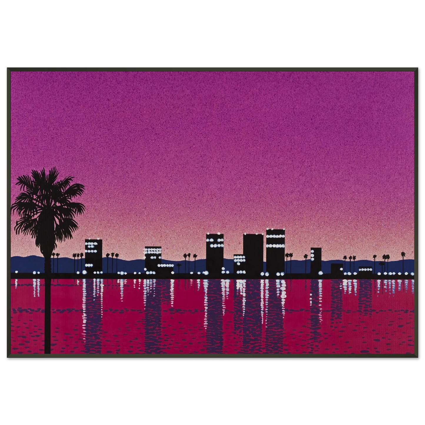 Hiroshi Nagai  The Limelight  monolog Framed Art Print  - Aluminum Frame - 21x29.7 cm / 8x12"