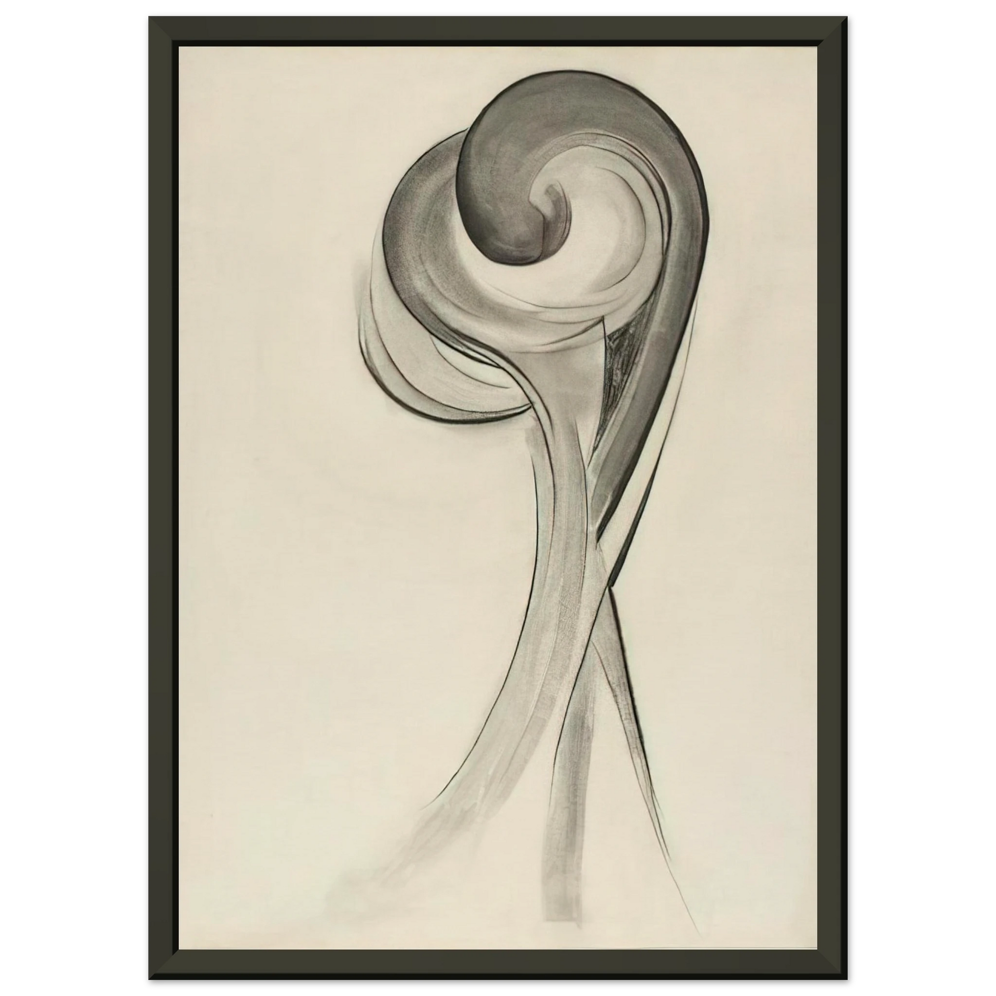Georgia OKeeffe  Drawing XII Framed Art Print  - Aluminum Frame - 40x50 cm / 16x20 inches