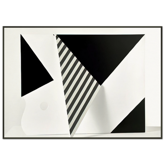 Omar Rayo  Untitled  2009 Framed Art Print  - Aluminum Frame - 21x29.7 cm / 8x12"