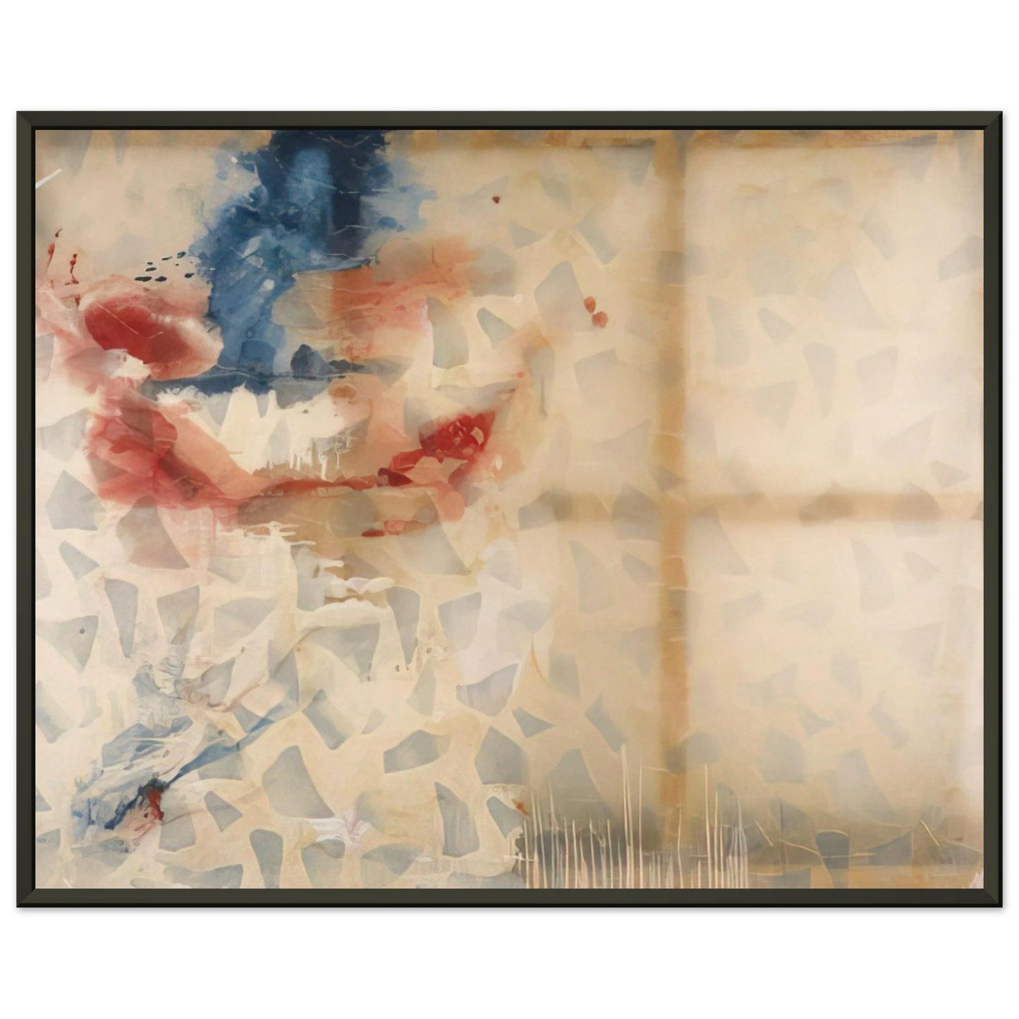 Sigmar Polke  UNTITLED Framed Art Print  - Aluminum Frame - 40x50 cm / 16x20 inches