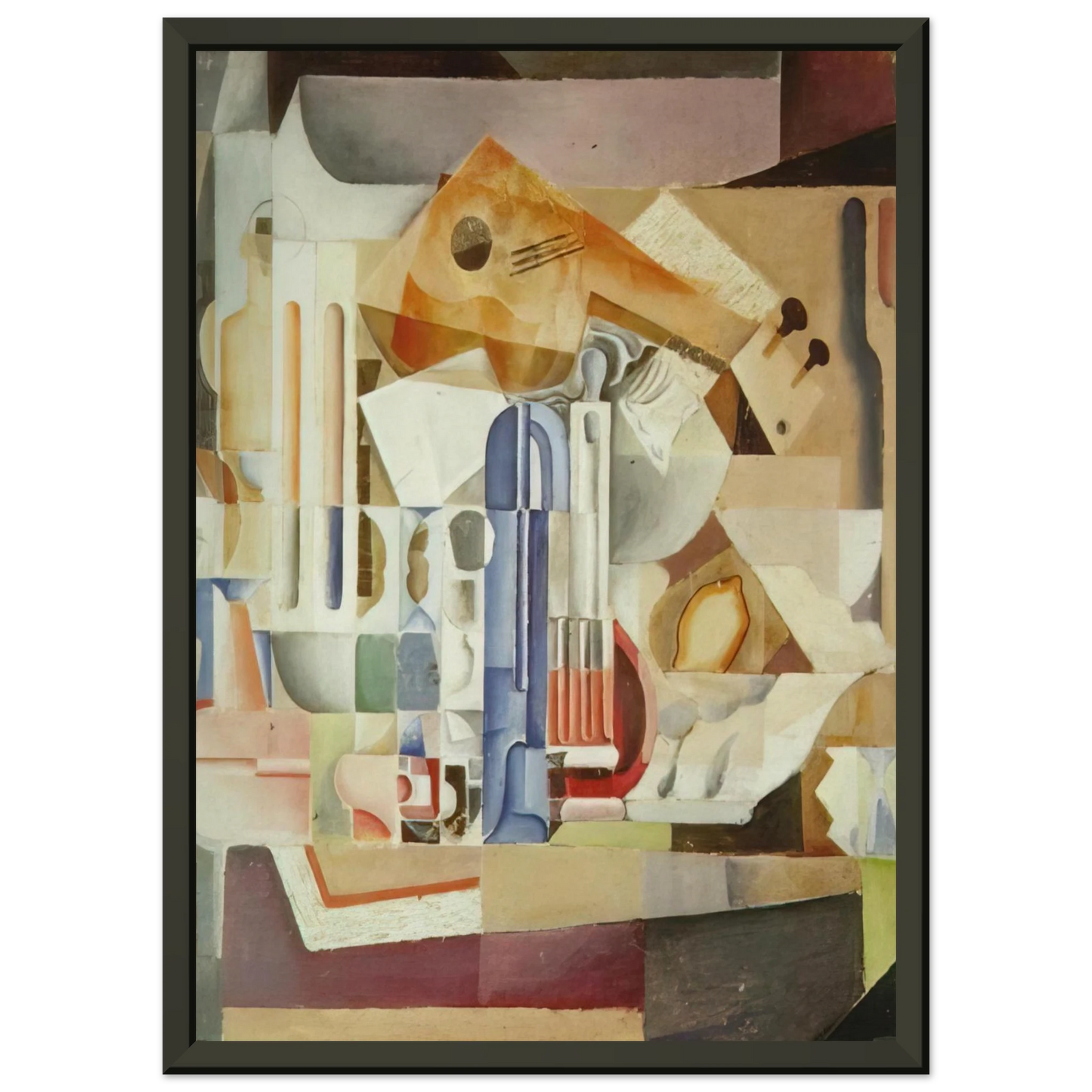 Salvador Dali  CRYSTALLINE STILL LIFE Framed Art Print  - Aluminum Frame - 60x80 cm / 24x32 inches