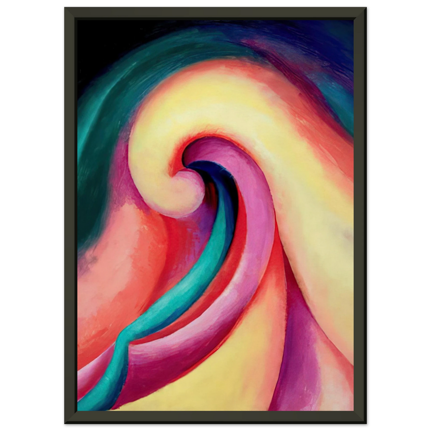 Georgia OKeeffe  Series I No 3 Framed Art Print  - Aluminum Frame - 60x80 cm / 24x32 inches