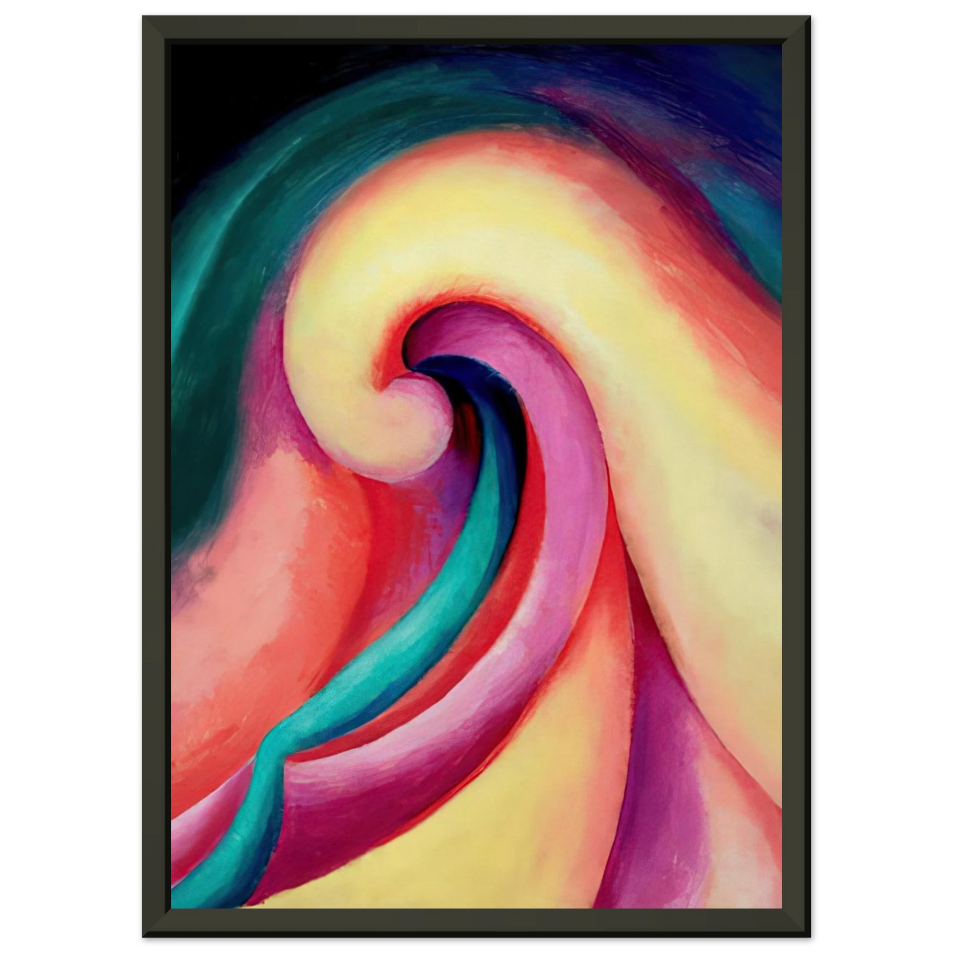 Georgia OKeeffe  Series I No 3 Framed Art Print  - Aluminum Frame - 60x80 cm / 24x32 inches