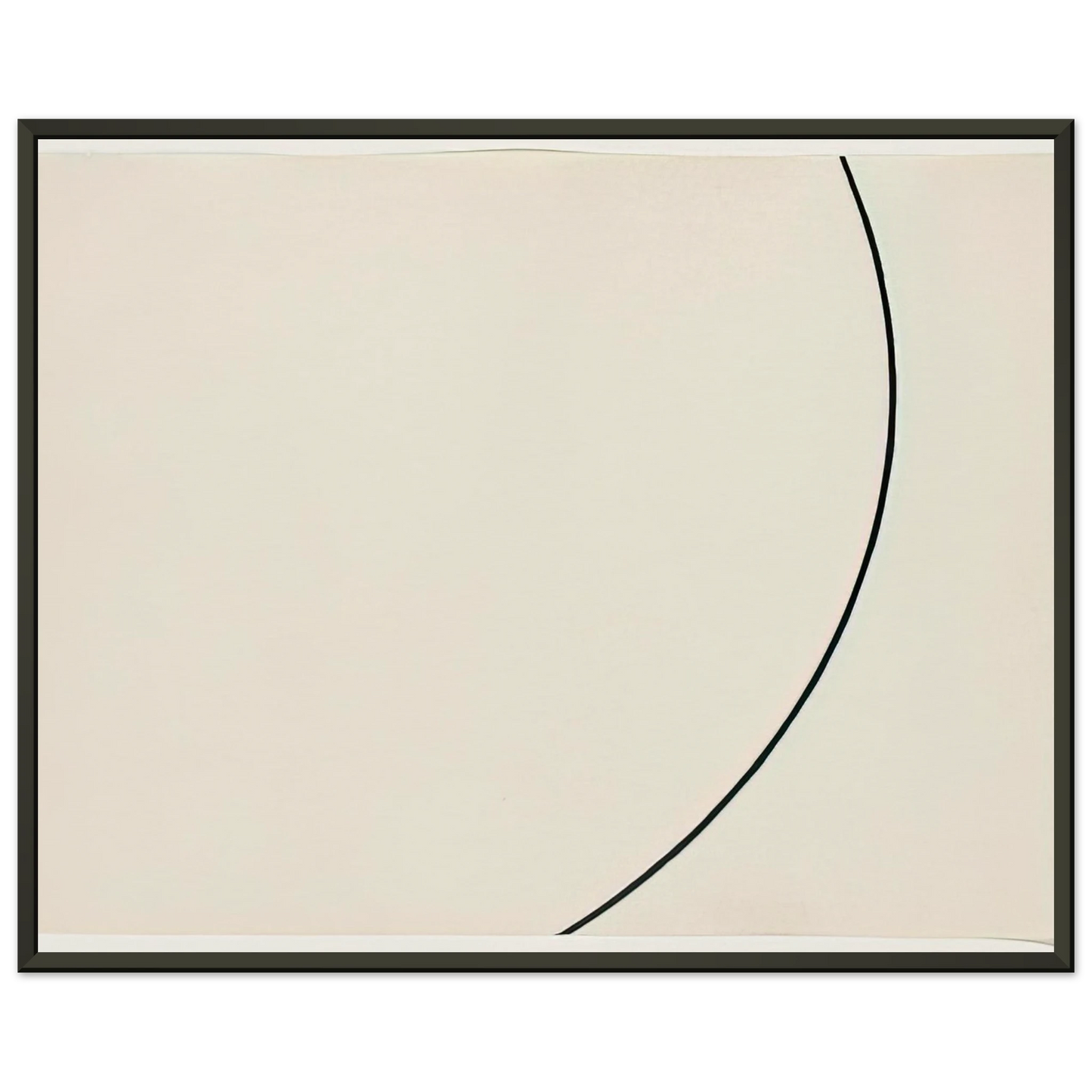 Ellsworth Kelly  Curve Framed Art Print  - Aluminum Frame - 70x100 cm / 28x40 inches
