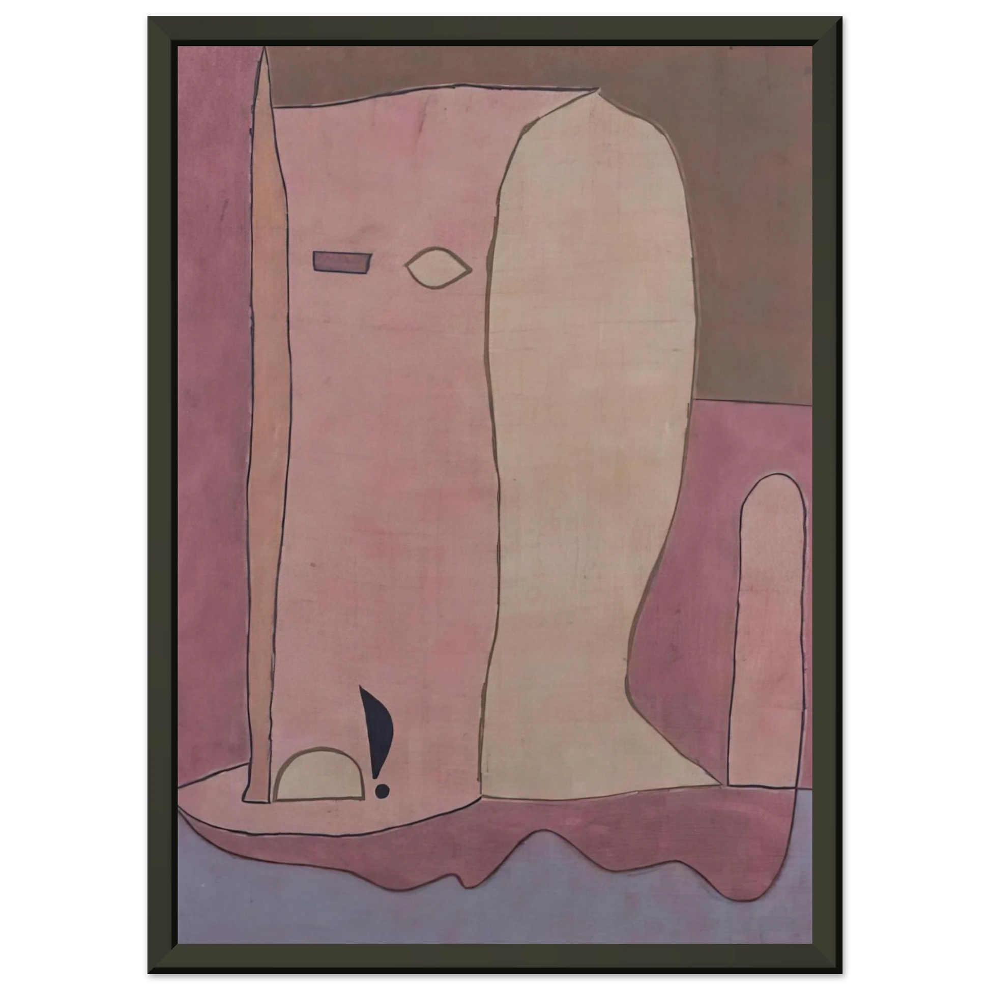 Paul Klee  GARDEN FIGURE 1940 Framed Art Print  - Aluminum Frame - 70x100 cm / 28x40 inches