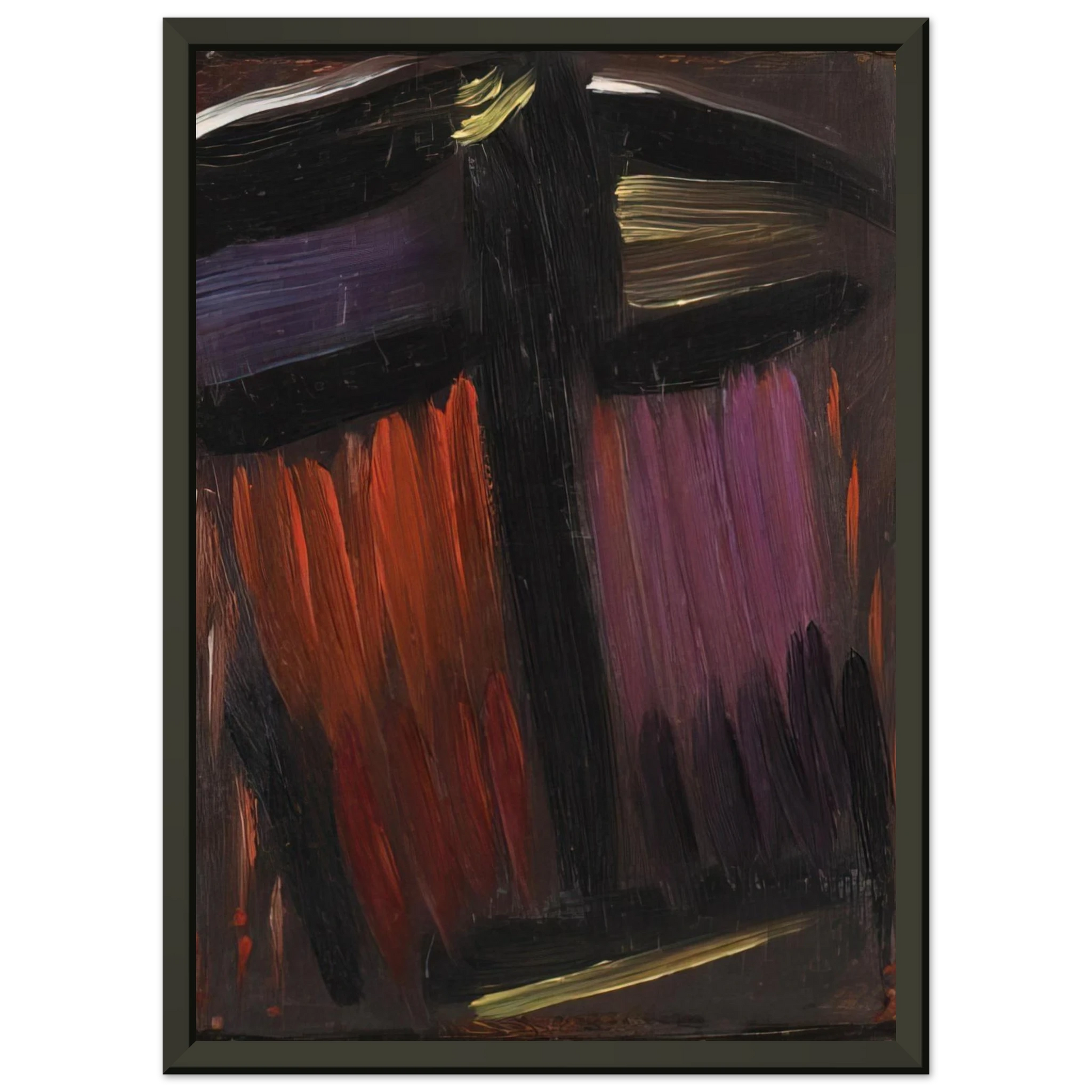 Alexej von Jawlensky  MEDITATION 1936 Framed Art Print  - Aluminum Frame - 40x50 cm / 16x20 inches