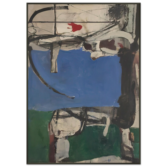 Richard Diebenkorn  Urbana 2 The Archer Framed Art Print  - Aluminum Frame - 21x29.7 cm / 8x12"