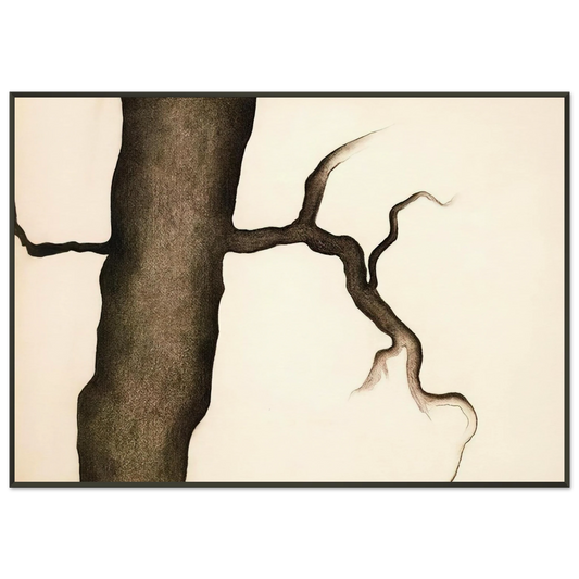 Georgia OKeeffe  Drawing III Framed Art Print  - Aluminum Frame - 21x29.7 cm / 8x12"