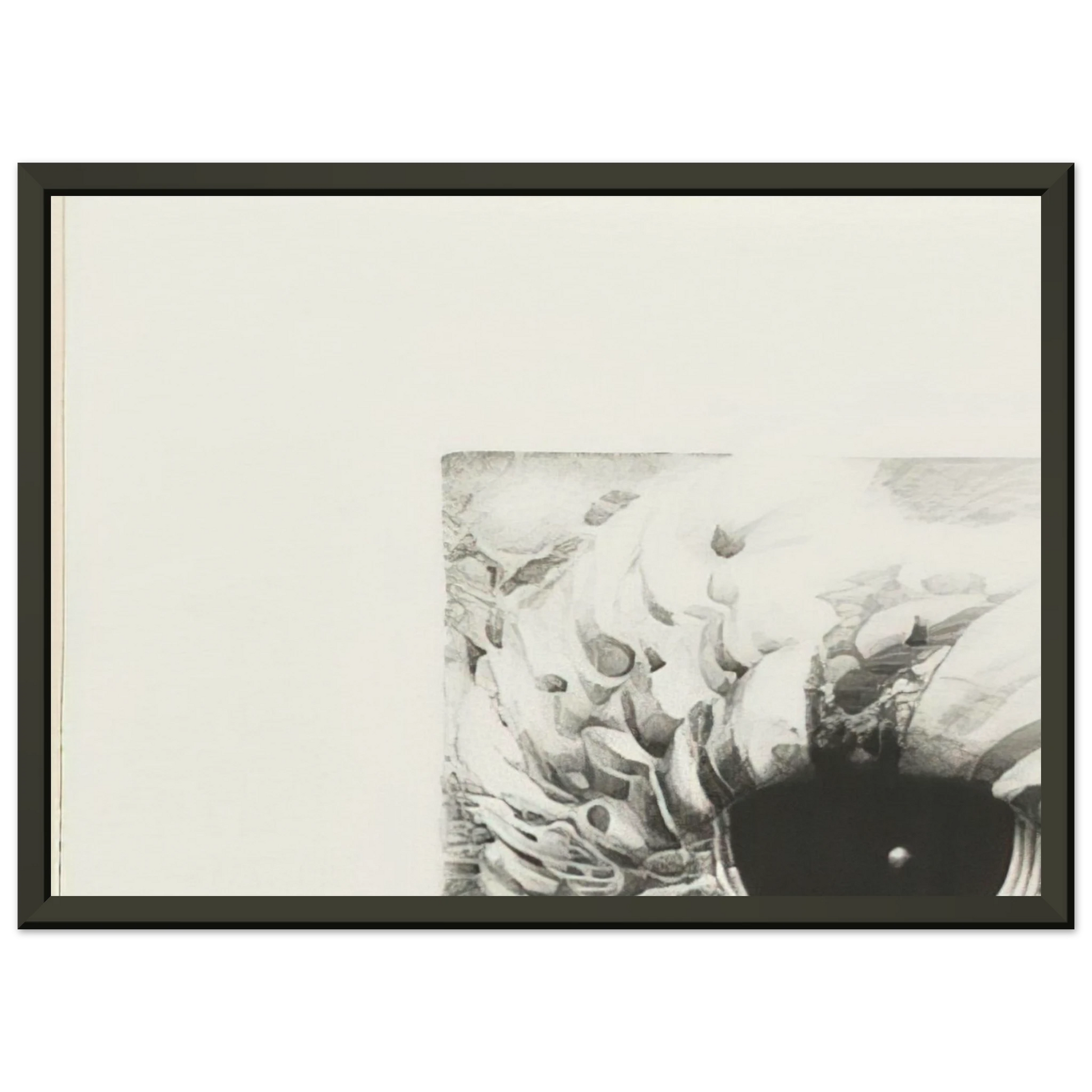 Lee Bontecou  EIGHTH STONE 1968 Framed Art Print  - Aluminum Frame - 60x80 cm / 24x32 inches