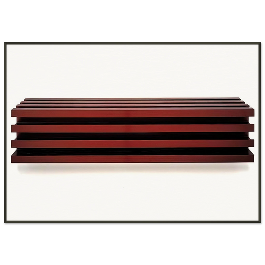 Donald Judd  Untitled Aluminum  1991 Framed Art Print  - Aluminum Frame - 21x29.7 cm / 8x12"