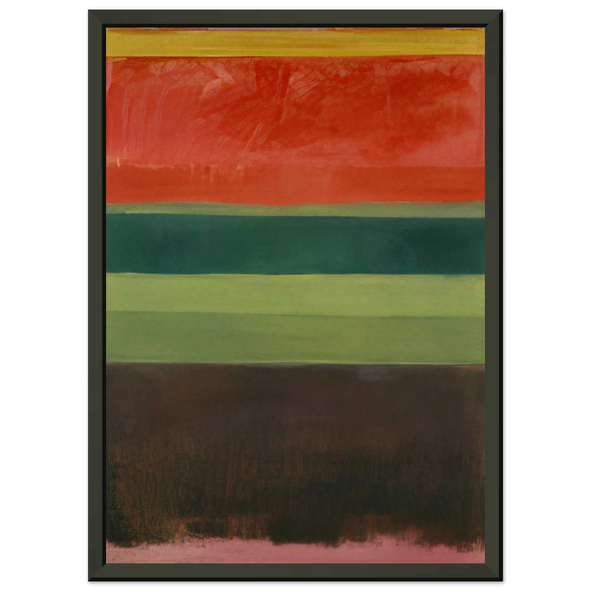 Mark Rothko  Untitled  1949 Framed Art Print  - Aluminum Frame - 40x50 cm / 16x20 inches