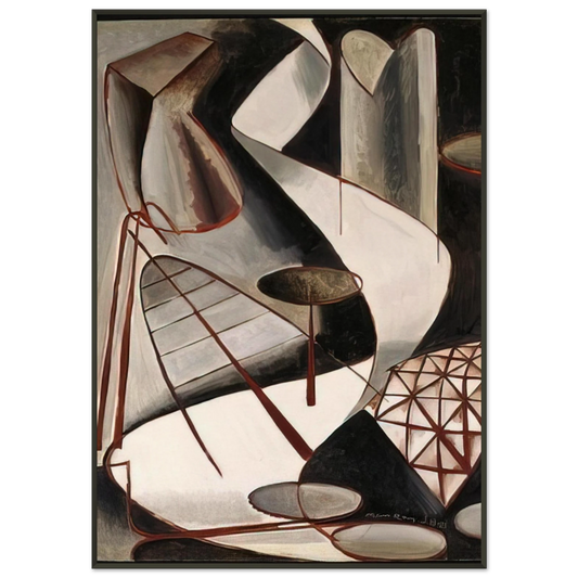 Man Ray  RETURN TO REASON Framed Art Print  - Aluminum Frame - 21x29.7 cm / 8x12"