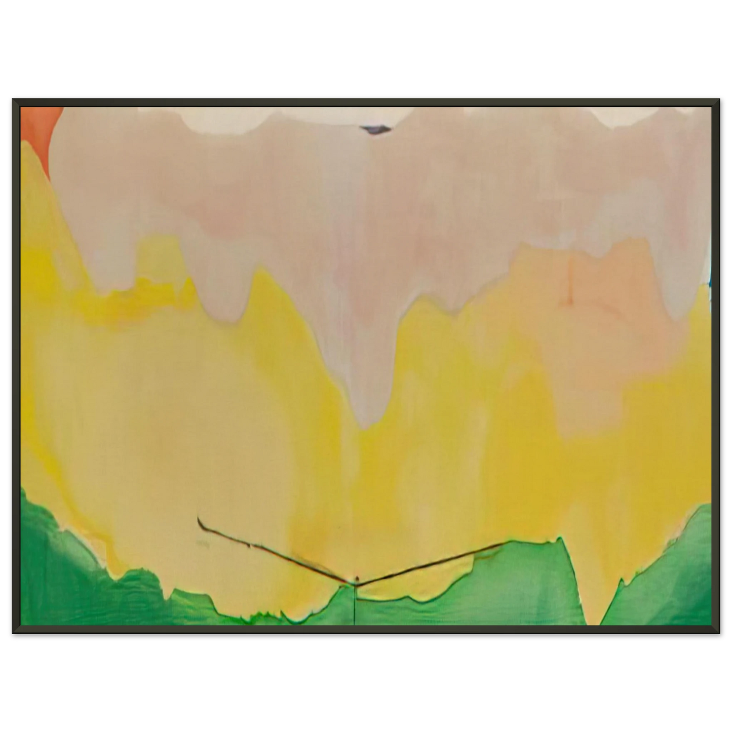 Helen Frankenthaler  Boulevard  1973 Framed Art Print  - Aluminum Frame - 60x80 cm / 24x32 inches