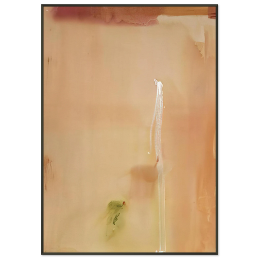 Helen Frankenthaler  Dawn Stroke  1977 Framed Art Print  - Aluminum Frame - 21x29.7 cm / 8x12"