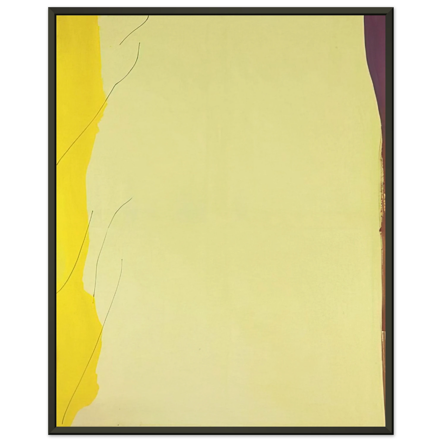Helen Frankenthaler  Distillation  1973 Framed Art Print  - Aluminum Frame - 60x80 cm / 24x32 inches