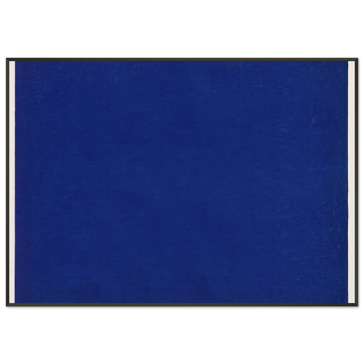 Ellsworth Kelly  Blue from the series Line Form Color Framed Art Print  - Aluminum Frame - 21x29.7 cm / 8x12"