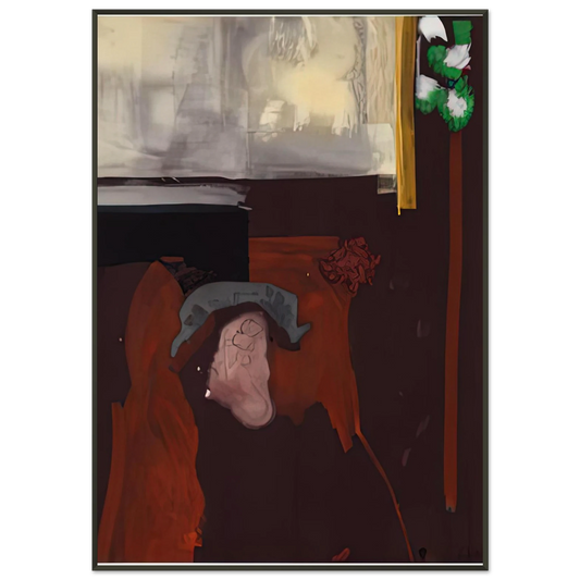 Helen Frankenthaler  The Widow of Fantin Latour 1988 Framed Art Print  - Aluminum Frame - 21x29.7 cm / 8x12"