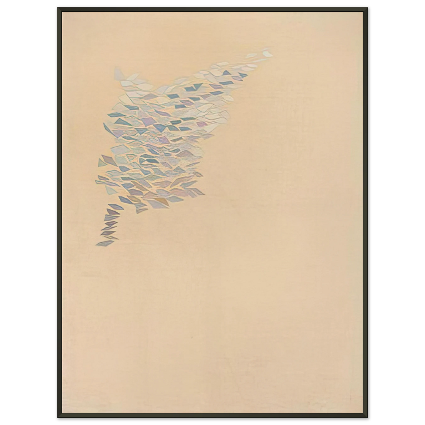 Robert Goodnough  Development TK Como  1970 Framed Art Print  - Aluminum Frame - 60x80 cm / 24x32 inches