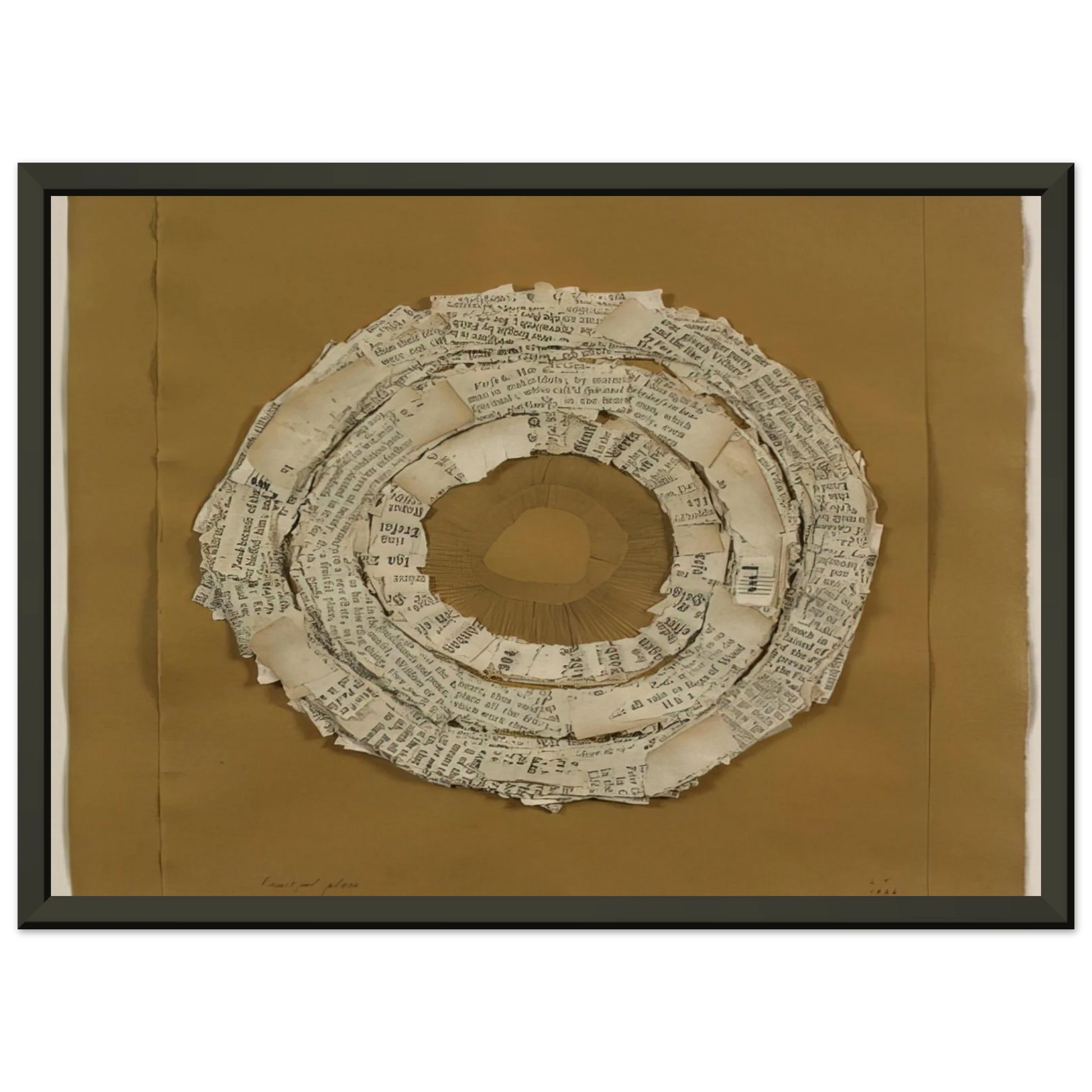 Lenore Tawney  FRUITFUL PLACE 1966 Framed Art Print  - Aluminum Frame - 60x80 cm / 24x32 inches