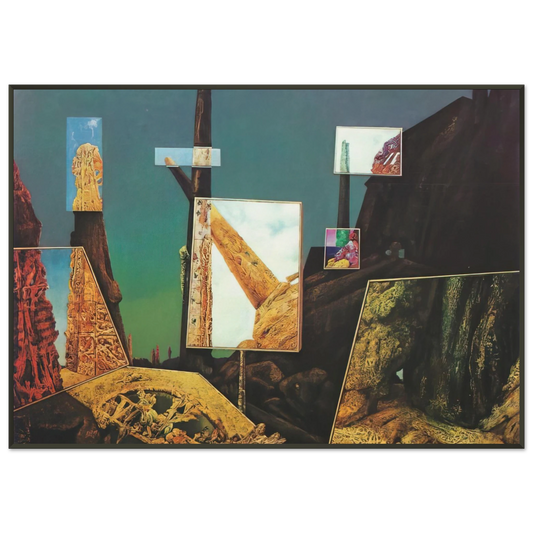Max Ernst  The AntiPope Framed Art Print  - Aluminum Frame - 21x29.7 cm / 8x12"
