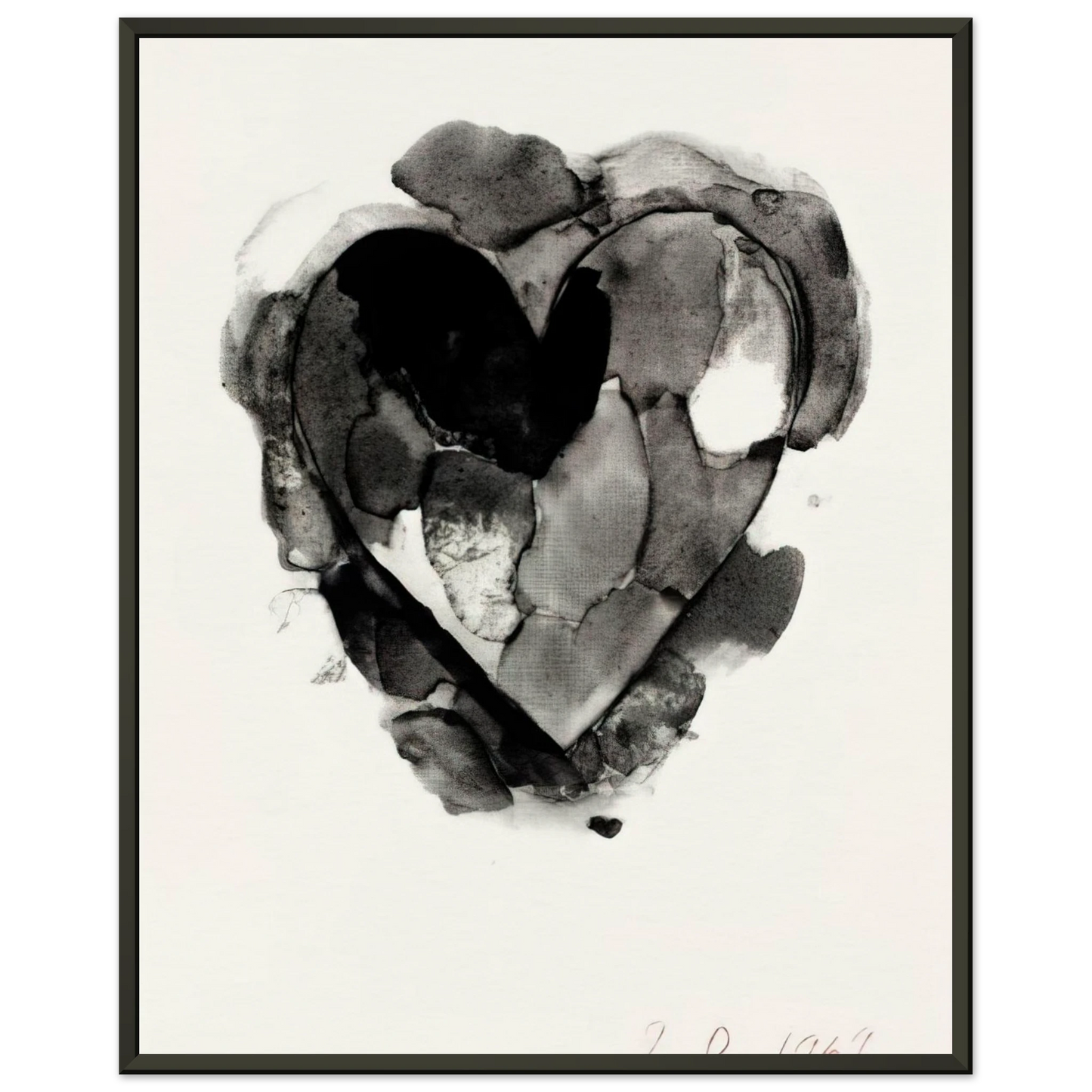 Jim Dine  WELCOME HOME RARE BIRDS 1969 Framed Art Print  - Aluminum Frame - 60x80 cm / 24x32 inches
