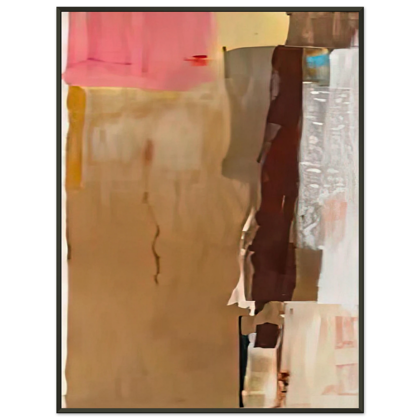 Helen Frankenthaler  Bistre I 1976 Framed Art Print  - Aluminum Frame - 70x100 cm / 28x40 inches
