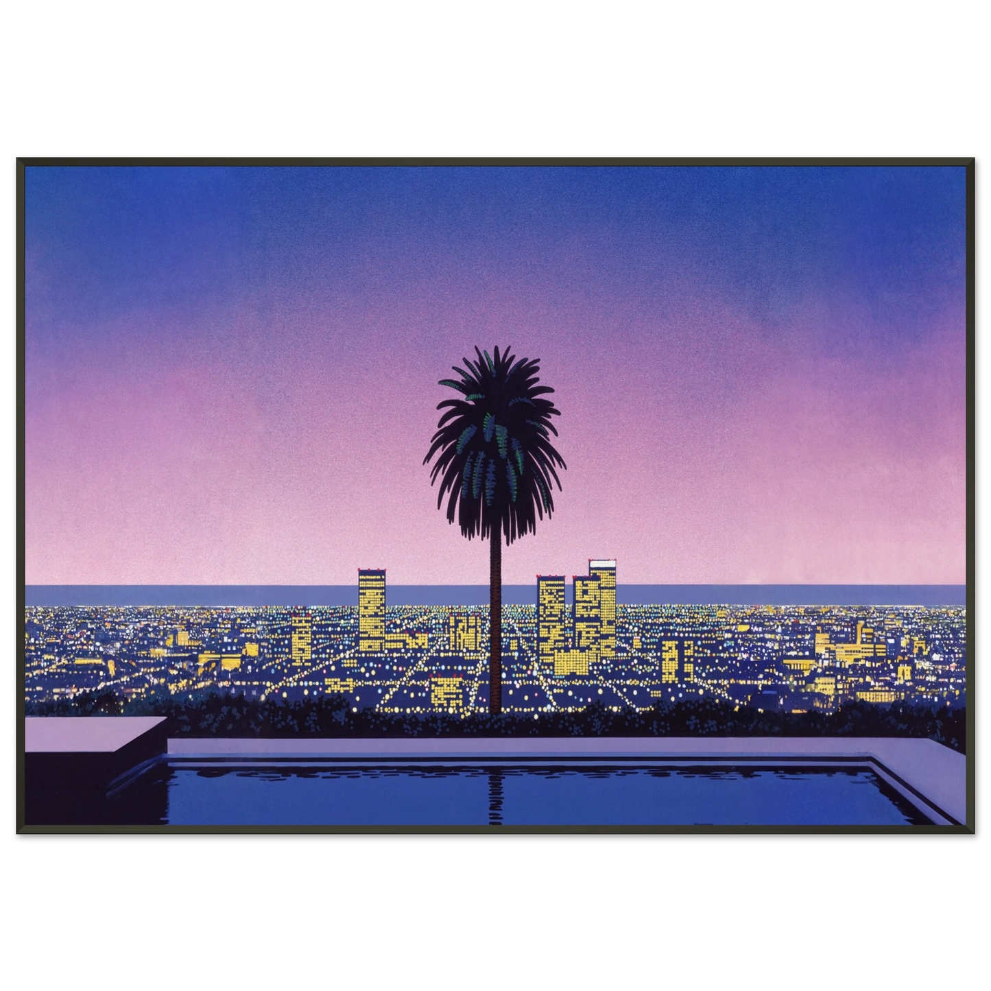 Hiroshi Nagai  Pacific Breeze 2 Framed Art Print  - Aluminum Frame - 21x29.7 cm / 8x12"