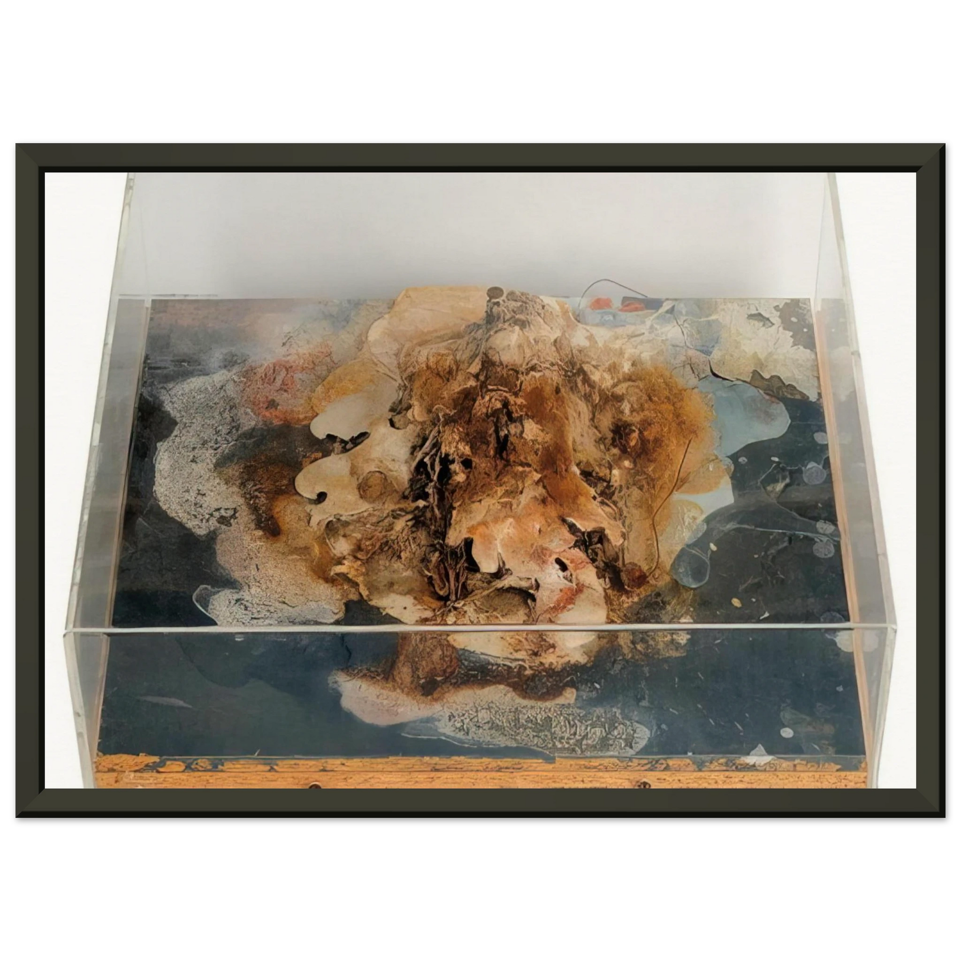 Dieter Roth  Small Island  1968 Framed Art Print  - Aluminum Frame - 60x80 cm / 24x32 inches