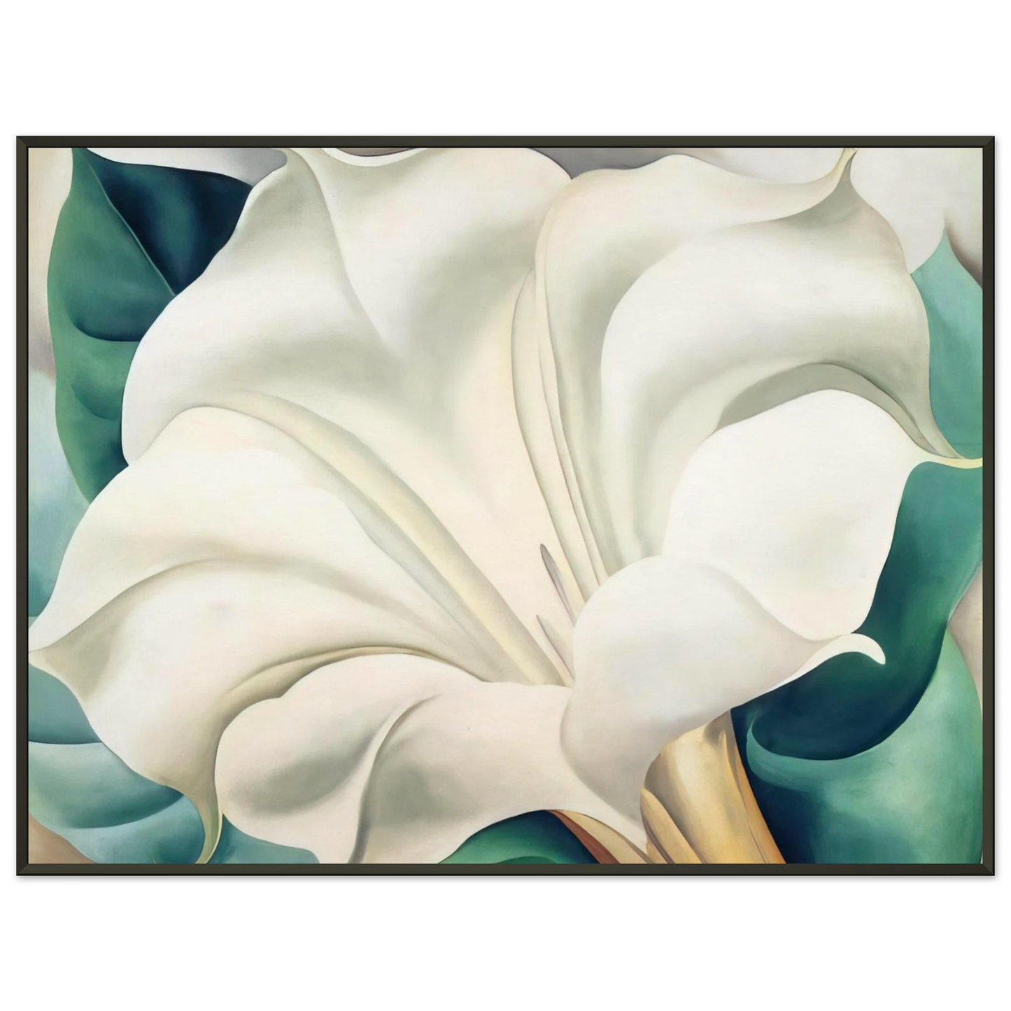Georgia OKeeffe  Jimson Weed 2 Framed Art Print  - Aluminum Frame - 70x100 cm / 28x40 inches