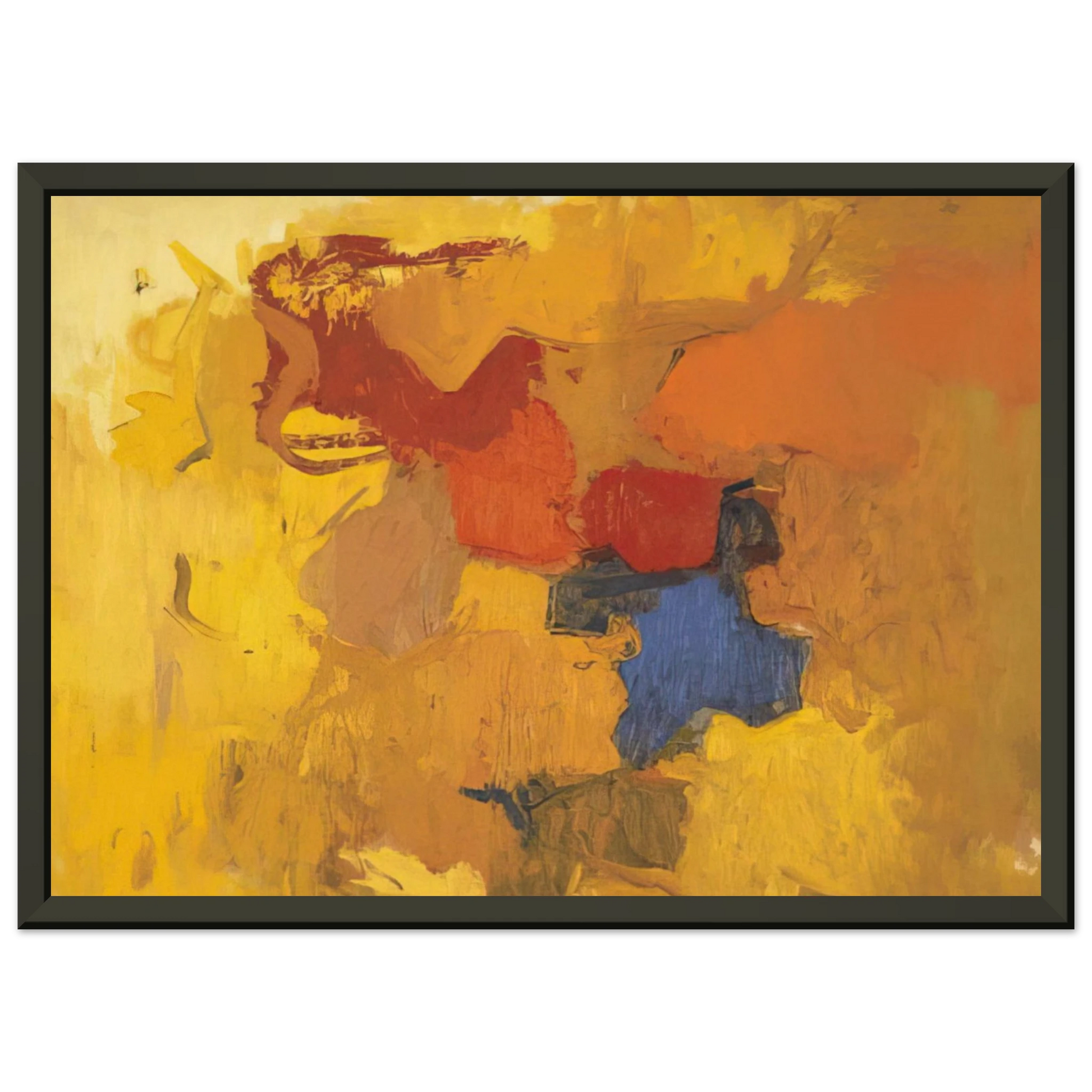 Esteban Vicente  BALADA 1959 Framed Art Print  - Aluminum Frame - 60x80 cm / 24x32 inches