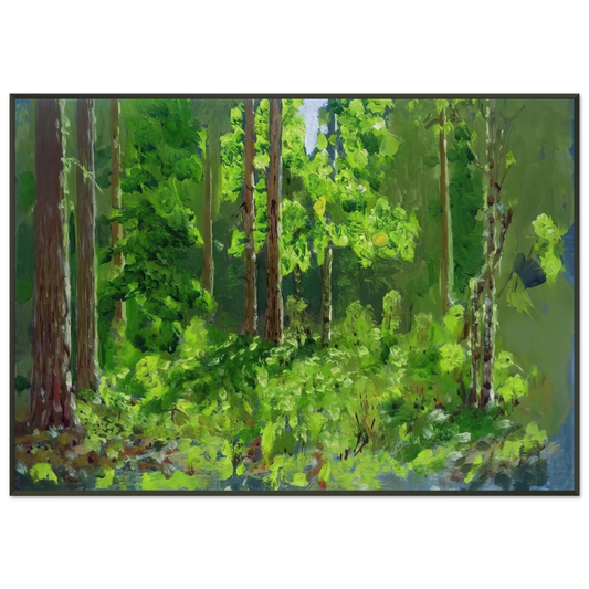 Arkhyp Kuindzhi  Forest Framed Art Print  - Aluminum Frame - 21x29.7 cm / 8x12"