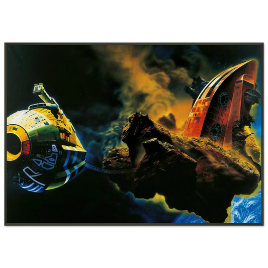 Chris Foss  Chris Foss Framed Art Print  - Aluminum Frame - 21x29.7 cm / 8x12"