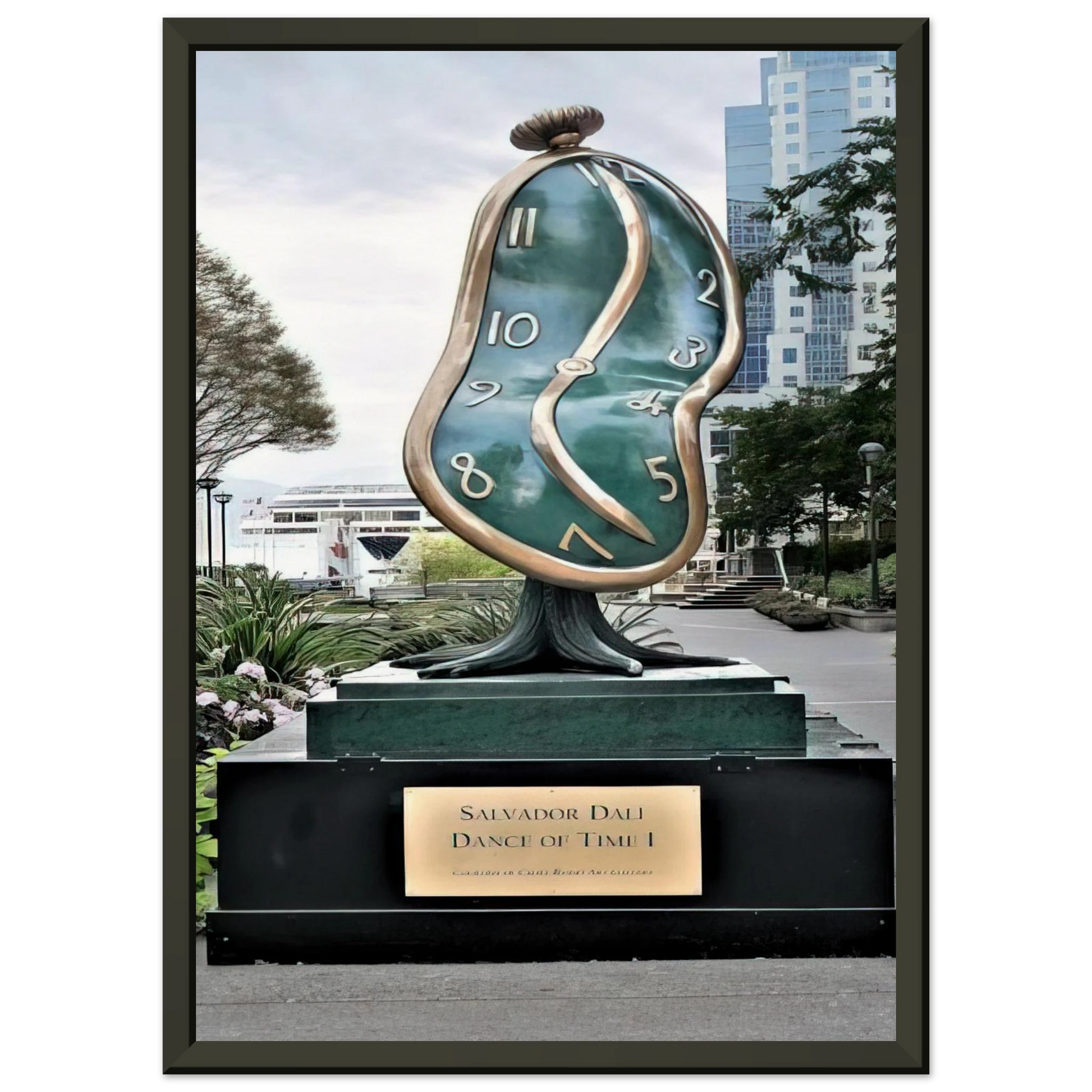 Salvador Dali  DANCE OF TIME I 1984 Framed Art Print  - Aluminum Frame - 60x80 cm / 24x32 inches